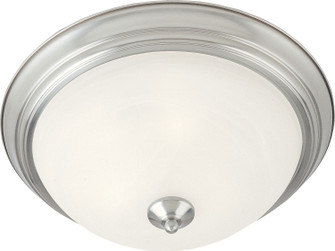 Essentials - 584x Two Light Flush Mount in Satin Nickel (16|5849MRSN)