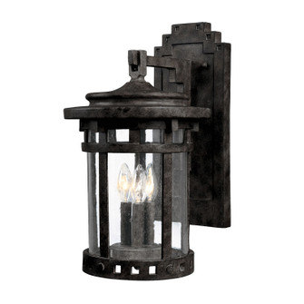 Santa Barbara DC Three Light Outdoor Wall Lantern in Sienna (16|3134CDSE)