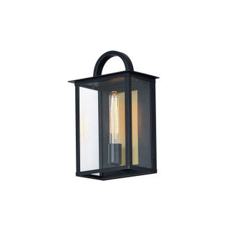 Manchester One Light Outdoor Wall Sconce in Black (16|30752CLBK)