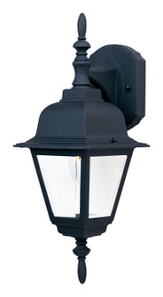 Builder Cast One Light Outdoor Wall Lantern in Black (16|3007CLBK)