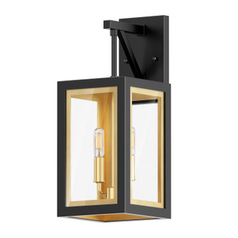 Neoclass Two Light Outdoor Wall Sconce in Black / Gold (16|30054CLBKGLD)