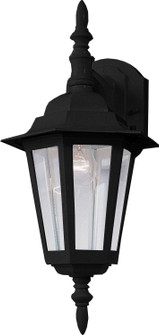 Builder Cast One Light Outdoor Wall Lantern in Black (16|3002CLBK)