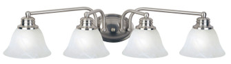 Malaga Four Light Bath Vanity in Satin Nickel (16|2689MRSN)