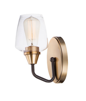 Goblet One Light Wall Sconce in Bronze / Antique Brass (16|26121CLBZAB)