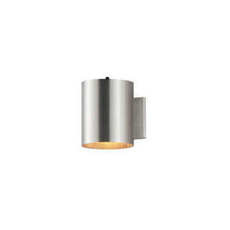 Outpost One Light Outdoor Wall Lantern in Brushed Aluminum (16|26106ALPHC)