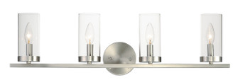 Sentinel Four Light Bath Vanity in Satin Nickel (16|25258CLSN)