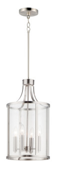 Sentinel Four Light Pendant in Satin Nickel (16|25253CLSN)