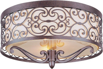 Mondrian Two Light Flush Mount in Umber Bronze (16|21151WHUB)