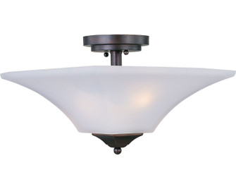 Aurora Two Light Semi-Flush Mount in Oil Rubbed Bronze (16|20091FTOI)