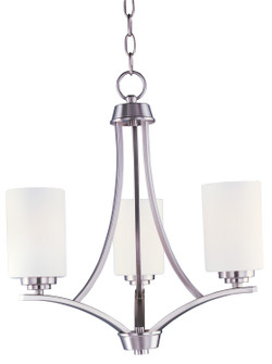 Deven Three Light Chandelier in Satin Nickel (16|20033SWSN)