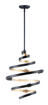 Twister Five Light Pendant in Black / Gold (16|12236BKGLD)