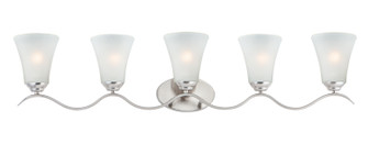 Vital Five Light Bath Vanity in Satin Nickel (16|12085FTSN)