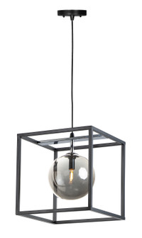 Fluid LED Pendant in Black / Polished Chrome (16|11364MSKBKPC)