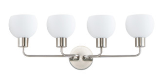 Coraline Four Light Bath Vanity in Satin Nickel (16|11274SWSN)