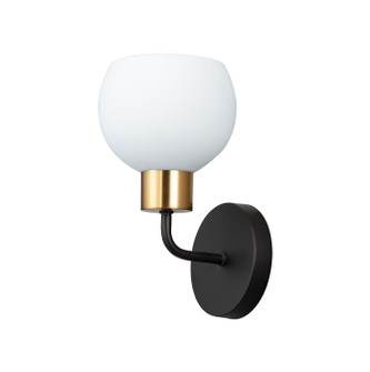 Coraline One Light Wall Sconce in Bronze / Satin Brass (16|11271SWBZSBR)