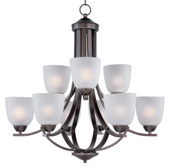 Axis Nine Light Chandelier in Oil Rubbed Bronze (16|11226FTOI)