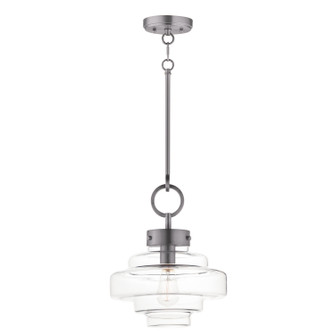 Harbor One Light Pendant in Satin Nickel (16|11122CLSN)