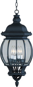 Crown Hill Four Light Outdoor Hanging Lantern in Black (16|1039BK)