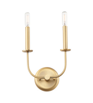 Wesley Two Light Wall Sconce in Satin Brass (16|10322SBR)