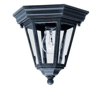 Westlake One Light Outdoor Ceiling Mount in Black (16|1027BK)