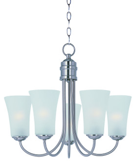 Logan Five Light Chandelier in Satin Nickel (16|10045FTSN)