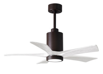 Patricia-5 42'' Ceiling Fan in Textured Bronze (101|PA5TBMWH42)