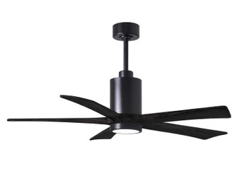 Patricia-5 52'' Ceiling Fan in Matte Black (101|PA5BKBK52)
