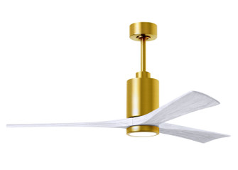 Patricia 60''Ceiling Fan in Brushed Brass (101|PA3BRBRMWH60)