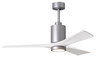 Patricia-3 52'' Ceiling Fan in Brushed Nickel (101|PA3BNMWH52)