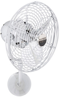 Michelle Parede 19``Wall Fan in Polished Chrome (101|MPCRMTLDAMP)