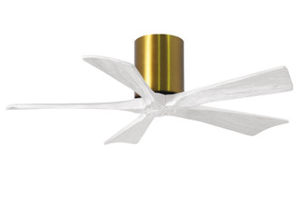 Irene-5H 42'' Ceiling Fan in Brushed Brass (101|IR5HBRBRMWH42)