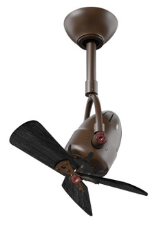 Diane 16''Ceiling Fan in Textured Bronze (101|DITBWDBK)