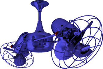 Duplo-Dinamico 36''Ceiling Fan in Blue (101|DDBLUEMTL)