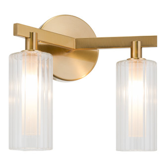 Kristof Two Light Wall Sconce in Aged Gold Brass (423|W60802AG)
