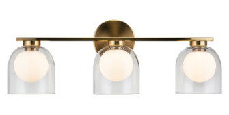 Derbishone Three Light Wall Sconce in Aged Gold Brass (423|W60703AGCL)