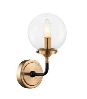 Particles One Light Wall Sconce in Aged Gold Brass (423|W58201AGCL)