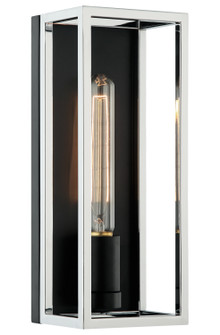 Shadowbox LED Wall Sconce in Black / Chrome (423|S15141BKCH)