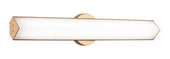 JADE LED Vanity in Aged Gold Brass (423|S09924AG)