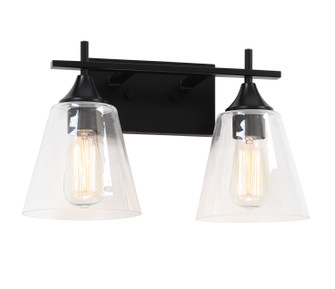 Hollis Two Light Wall Sconce in Black (423|S09802BK)
