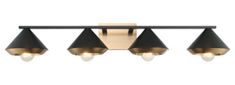 Velax Four Light Wall Sconce in Matte Black (423|S06804MBAG)