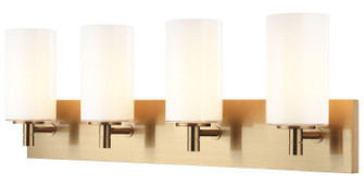 Candela Four Light Wall Sconce in Aged Gold Brass (423|S04904AGOP)