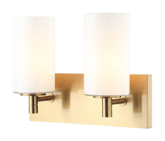 Candela Two Light Wall Sconce in Aged Gold Brass (423|S04902AGOP)