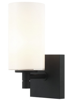 Candela One Light Wall Sconce in Matte Black (423|S04901MBOP)