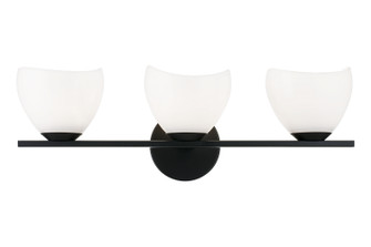Uptowne Three Light Vanity in Black (423|S04203BKOP)