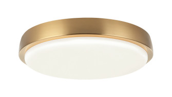 Zane LED Flush Mount in Aged Gold Brass (423|M16112AG)