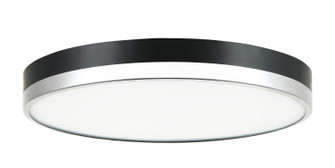 Tone LED Flush Mount in Black & Chrome (423|M15302BKCH)