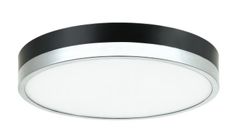 Tone LED Flush Mount in Black & Chrome (423|M15301BKCH)