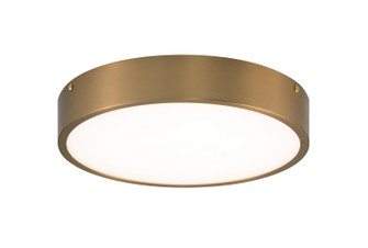 Plato One Light Flush Mount in Aged Gold Brass (423|M13701AG)