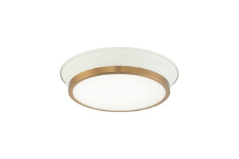 Jaxx One Light Ceiling Mount in White / Aged Gold Brass (423|M11201WHAG)