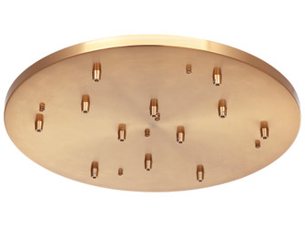 Multi Ceiling Canopy (Line Voltage) Ceiling Canopy in Aged Gold Brass (423|CP0112AG)